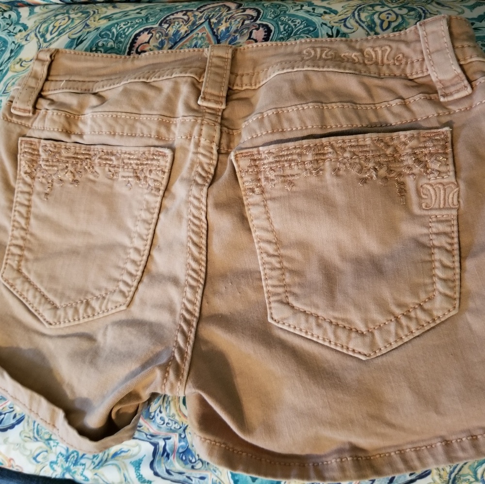 Miss me light pink jean shorts
